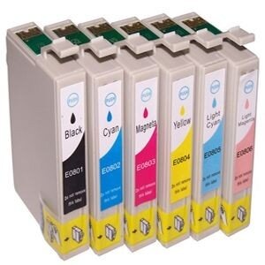 Epson T0801-T0806 (complete set, 6 cartridges)