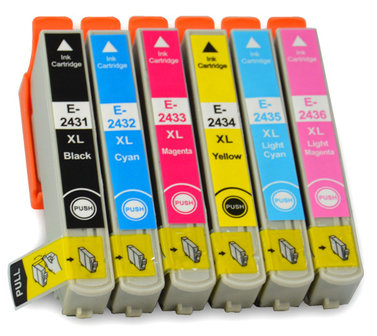 Epson 24XL (T2431-T2436) set (6 cartridges)