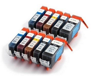 Canon PGI-520BK-CLI-521BK/C/M/Y voordeelpakket (10 cartridges)