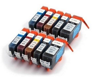 Canon PGI-525BK-CLI-526BK/C/M/Y voordeelpakket (10 cartridges)