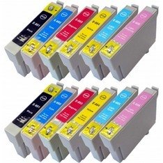 Epson T0801-T0806 voordeelpakket (2 complete sets, 12 cartridges)