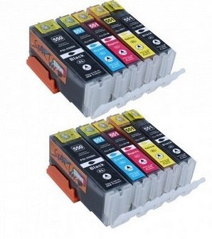 Canon 550-551 voordeelpakket (10 cartridges)