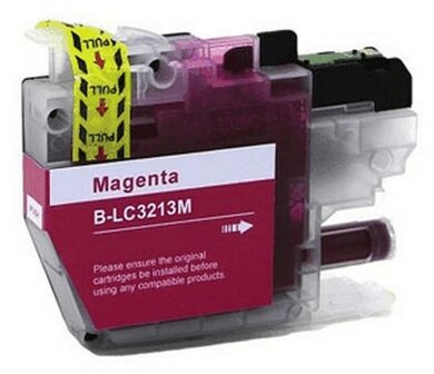 Brother LC-3213M (magenta) compatibele cartridge