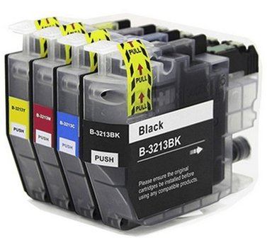 Brother LC-3213-serie (4 compatibele cartridges)