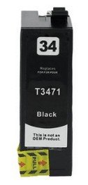 Epson T3471 XL BK (zwart) compatibel
