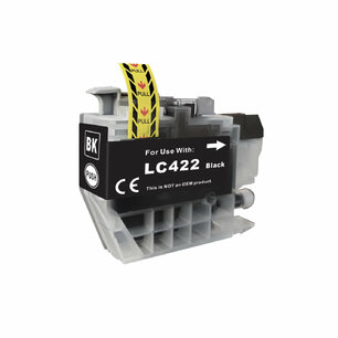Brother LC-422BK - Zwart Inktcartridge (huismerk)