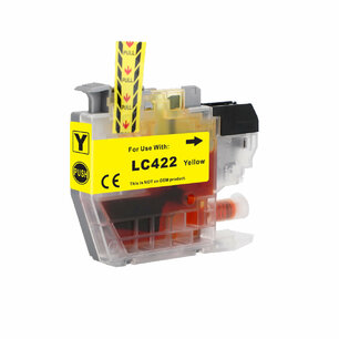 Brother LC-422Y - Geel Inktcartridge (huismerk)